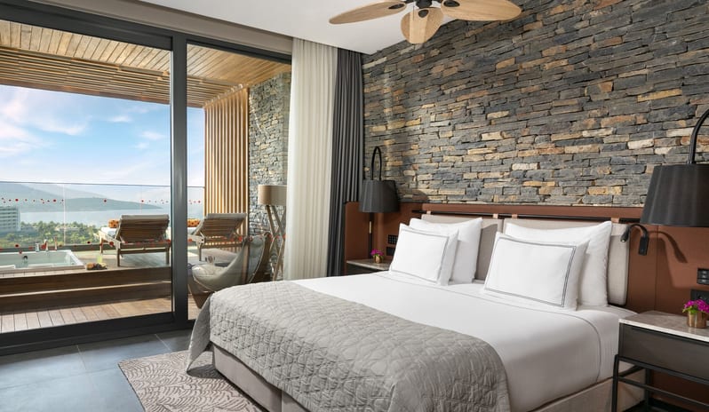 LUJO BODRUM FAMILY CORNER TERRACE SUITE MAIN BEDROOM